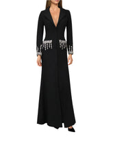 Tailored Blazer dress with beaded pockets/cuffs - MOLLEN