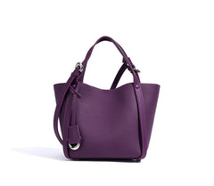 mini tote bag in pebbled leather – IVQ