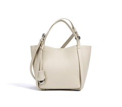 mini tote bag in pebbled leather – IVQ