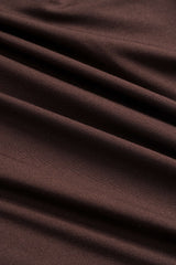 Ruched Asymmetrical Crossed Mini Dress