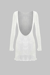 Lettuce Trim Backless Cover Up