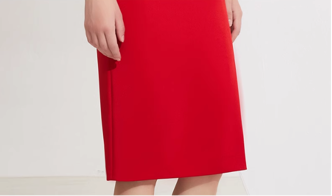 fitted midi dress with floral crystal embroidery - ROYA