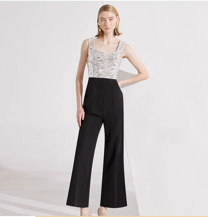 tailored two-piece suit with contrast lapel – ARYA