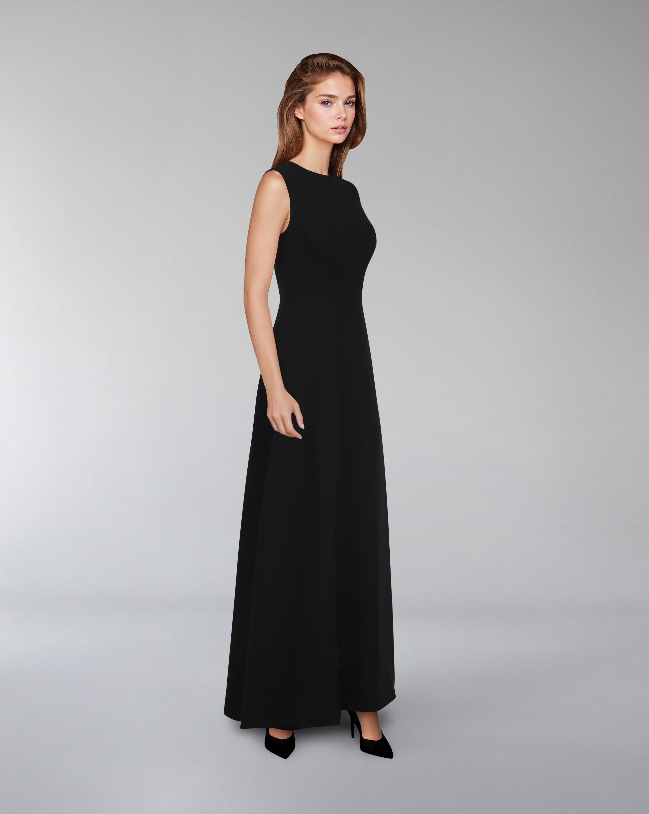 Fully beaded cape dress - PIA
