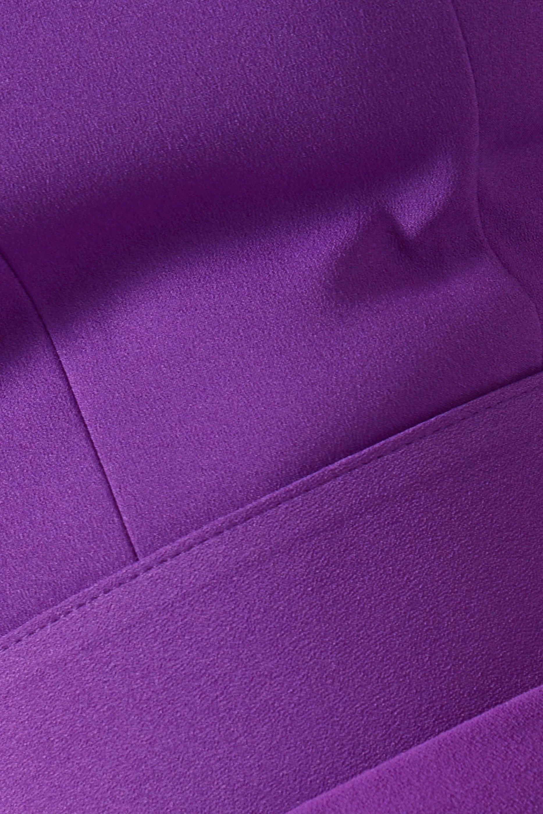 Column gown with sculpted balloon sleeves – Zuleika