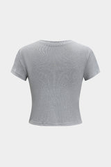 Retro Print Short Sleeve T-Shirt