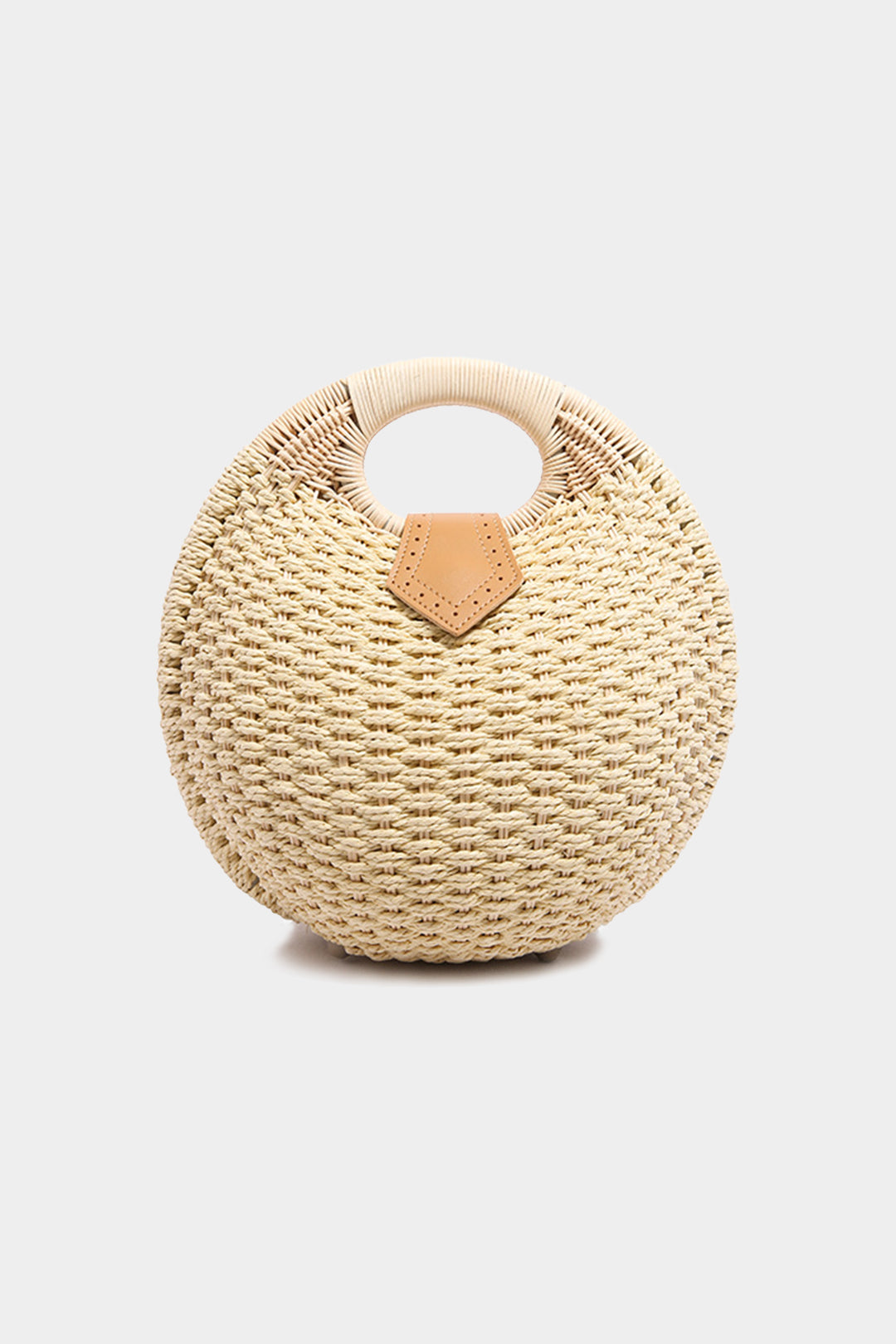 Woven Shell Tote Bag