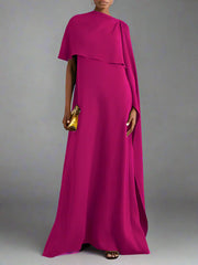 cape-overlay gown – Jollin