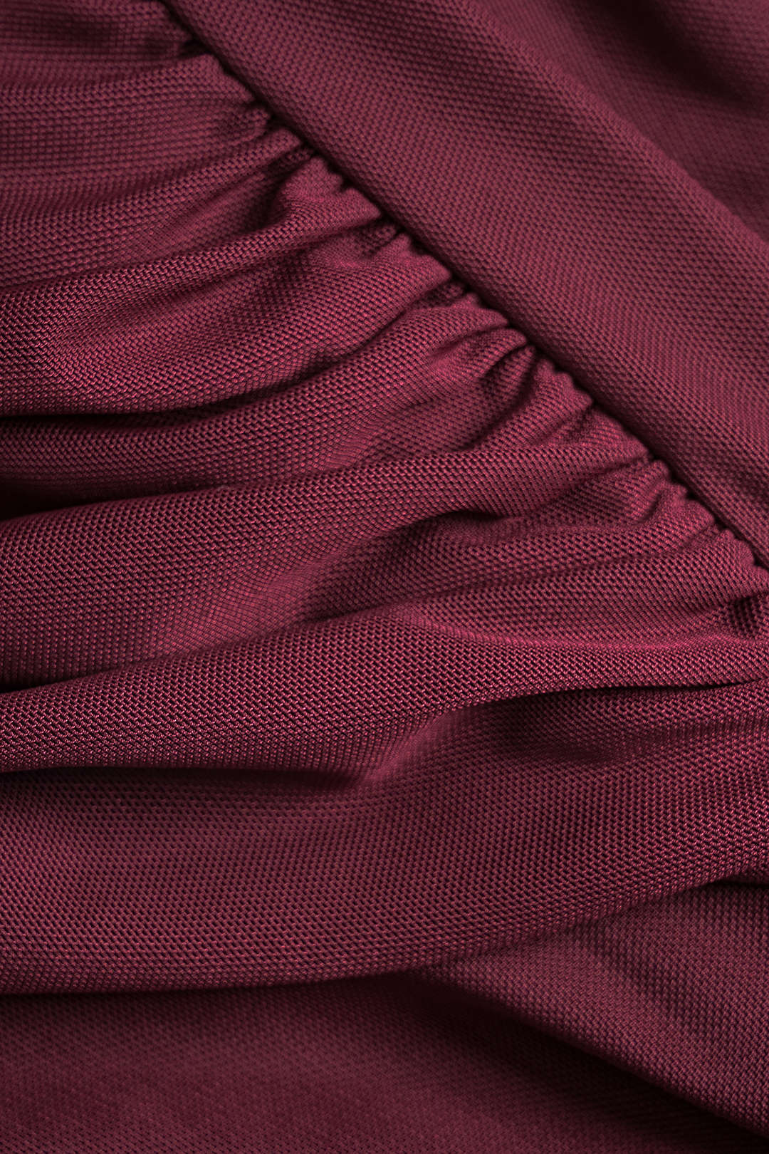 sheer panel ruched gown – Govana
