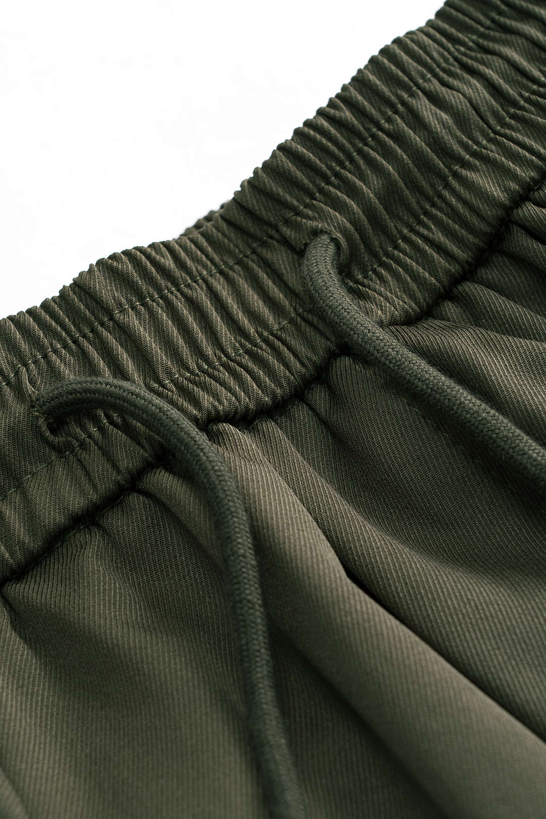 Drawstring Wide Leg Trousers