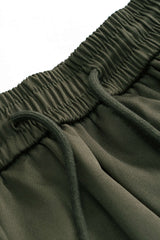 Drawstring Wide Leg Trousers