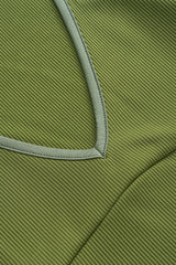Stitching Detail Sleeveless V-Neck Tank Top