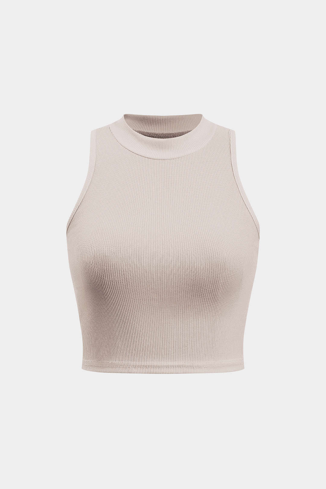 Basic Textured Sleeveless Tank Top