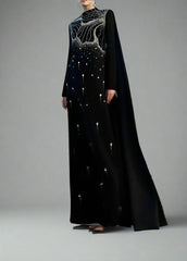 A-line dress with high neck - ORION