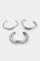 Metal Irregular Curved Open Bracelet