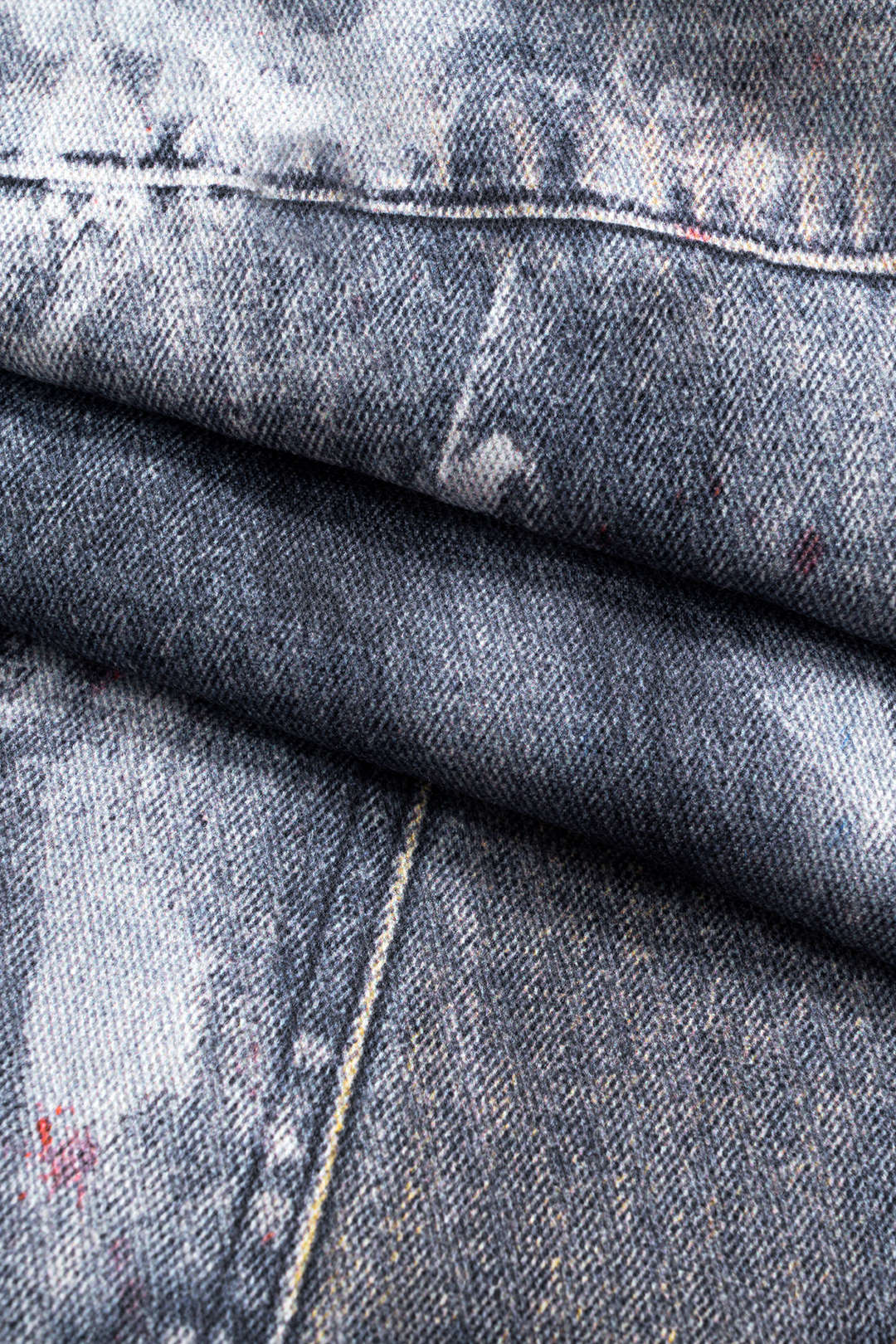 Abstract Print Pocket Barrel Trousers
