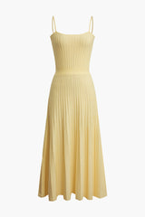 Knit Slip Sleeveless Maxi Dress