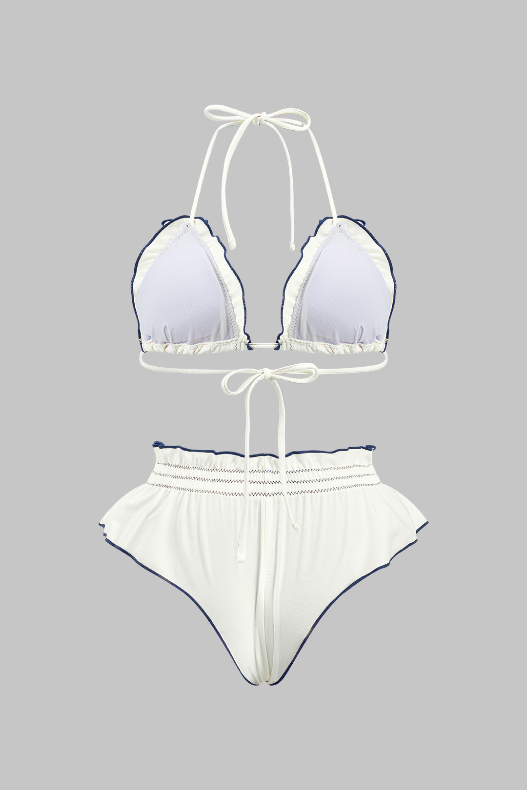 Ruffle Ruched Bikini Set