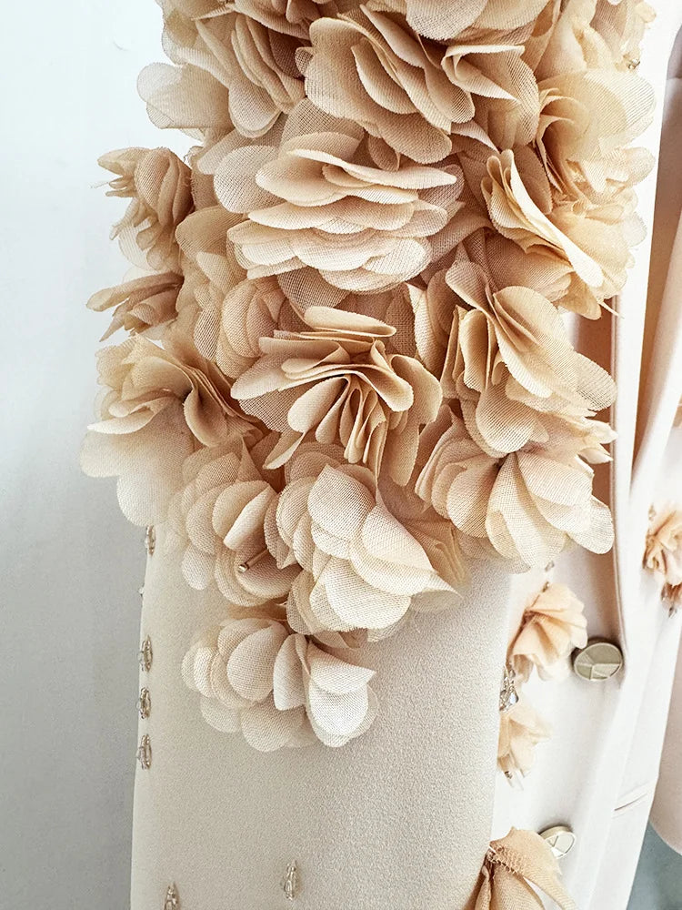 embellished shoulder tailored gown – Jollen