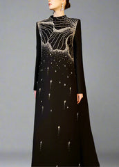 A-line dress with high neck - ORION