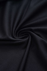 Halter V-Neck Metalic Decor Backless Sleeveless Midi Dress
