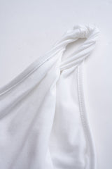 Twist Knot One Shoulder Mini Dress