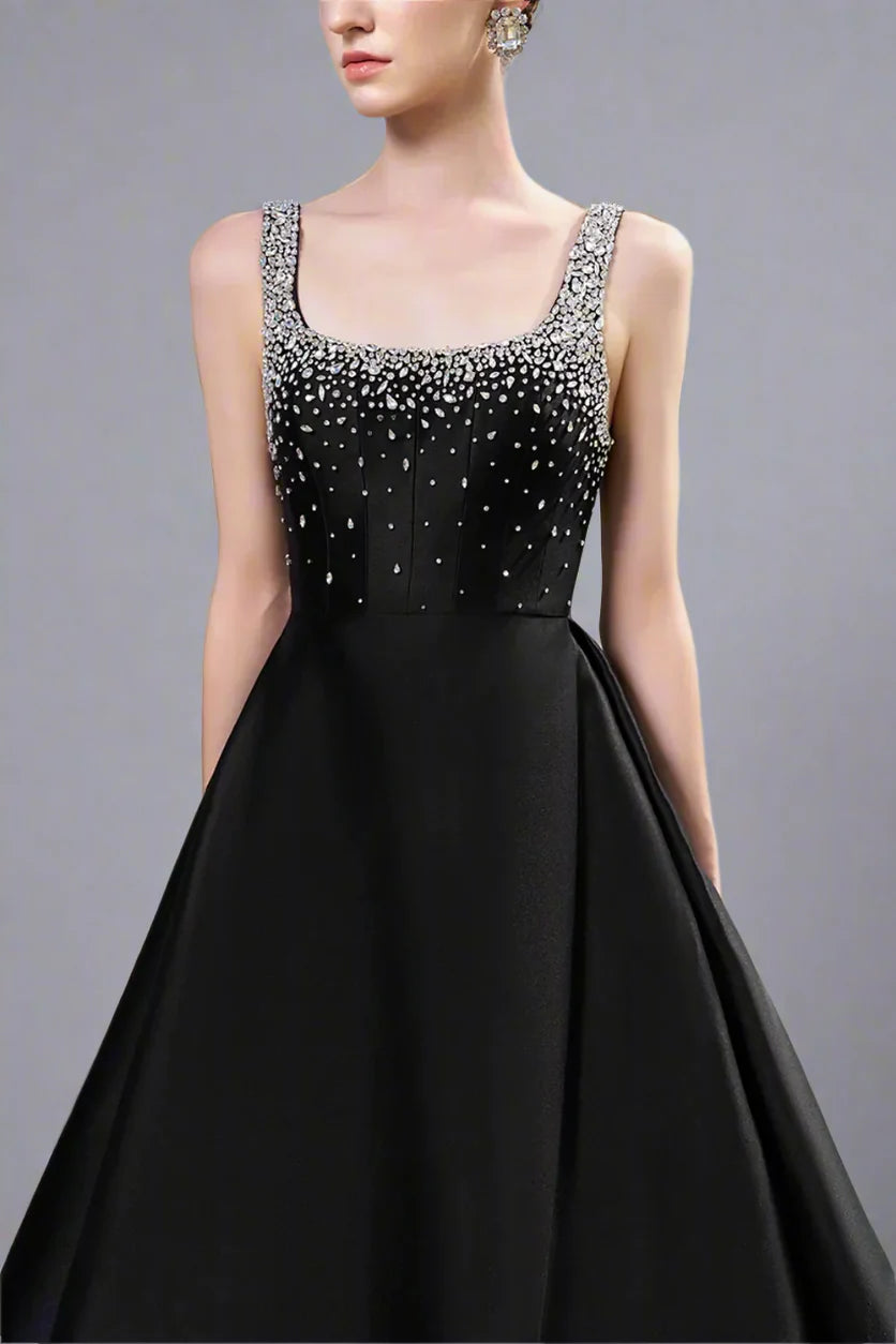 Embellished Sleeveless Gown with A-line Skirt - NOVA