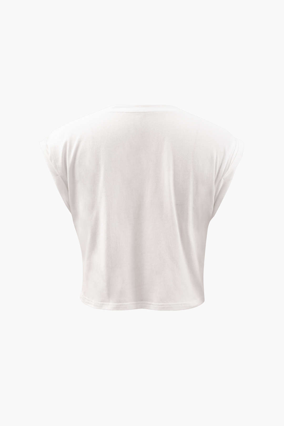 Flower Print Hem Knotted Short Sleeve T-Shirt