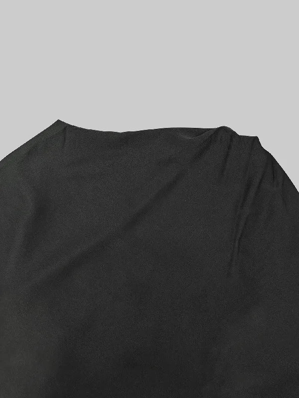 cape-overlay gown – Jollin