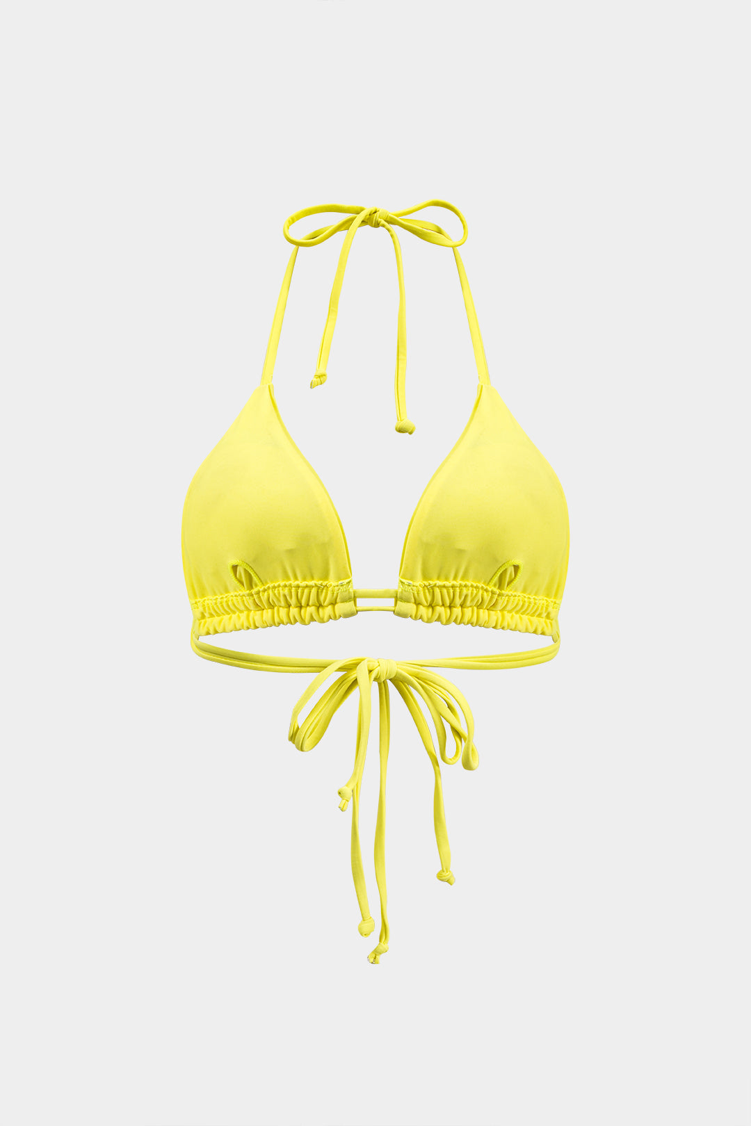 Contrast Abstract Print Mesh Ruched Tie Up Backless Bikini And Tie Knot Cover Up Set