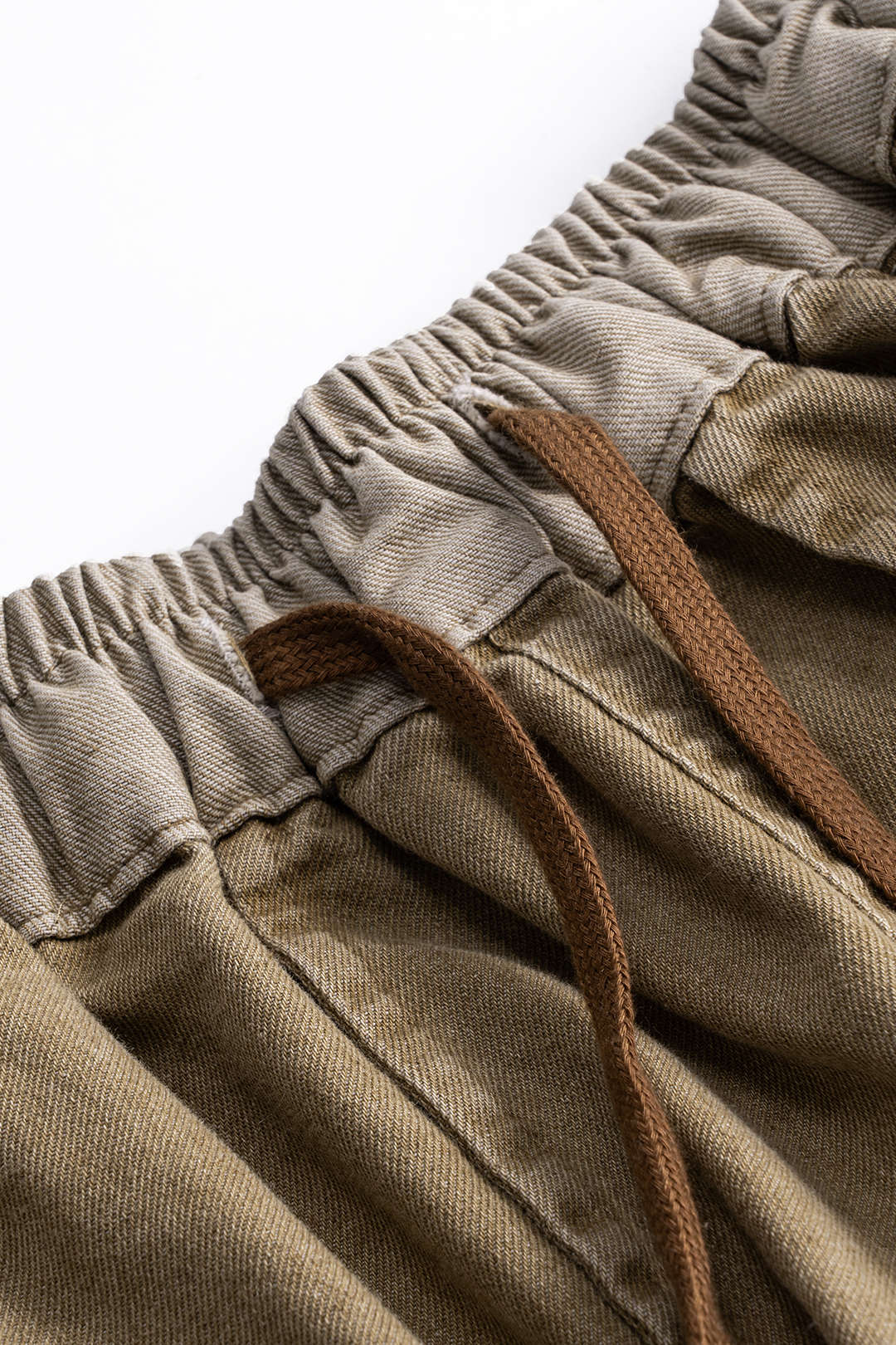 Denim Faded Wide Leg Barrel Jeans