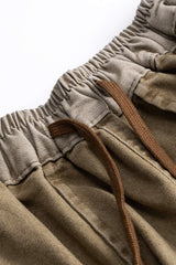 Denim Faded Wide Leg Barrel Jeans