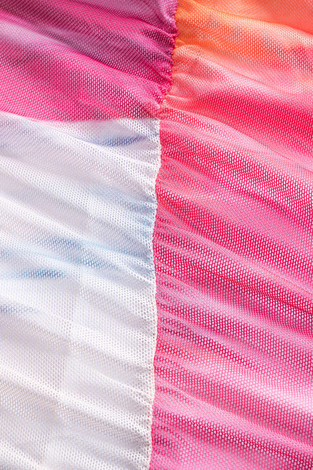 Abstract Ombre Print Sleeveless Mini Dress