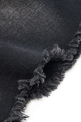 Denim Faded Wide Leg Pocket Jeans
