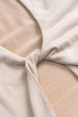 Ruched Cut Out Twist Knot Tank Top