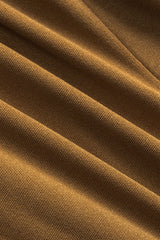 Contrast Satin Pleated Tie-Up Maxi Dress