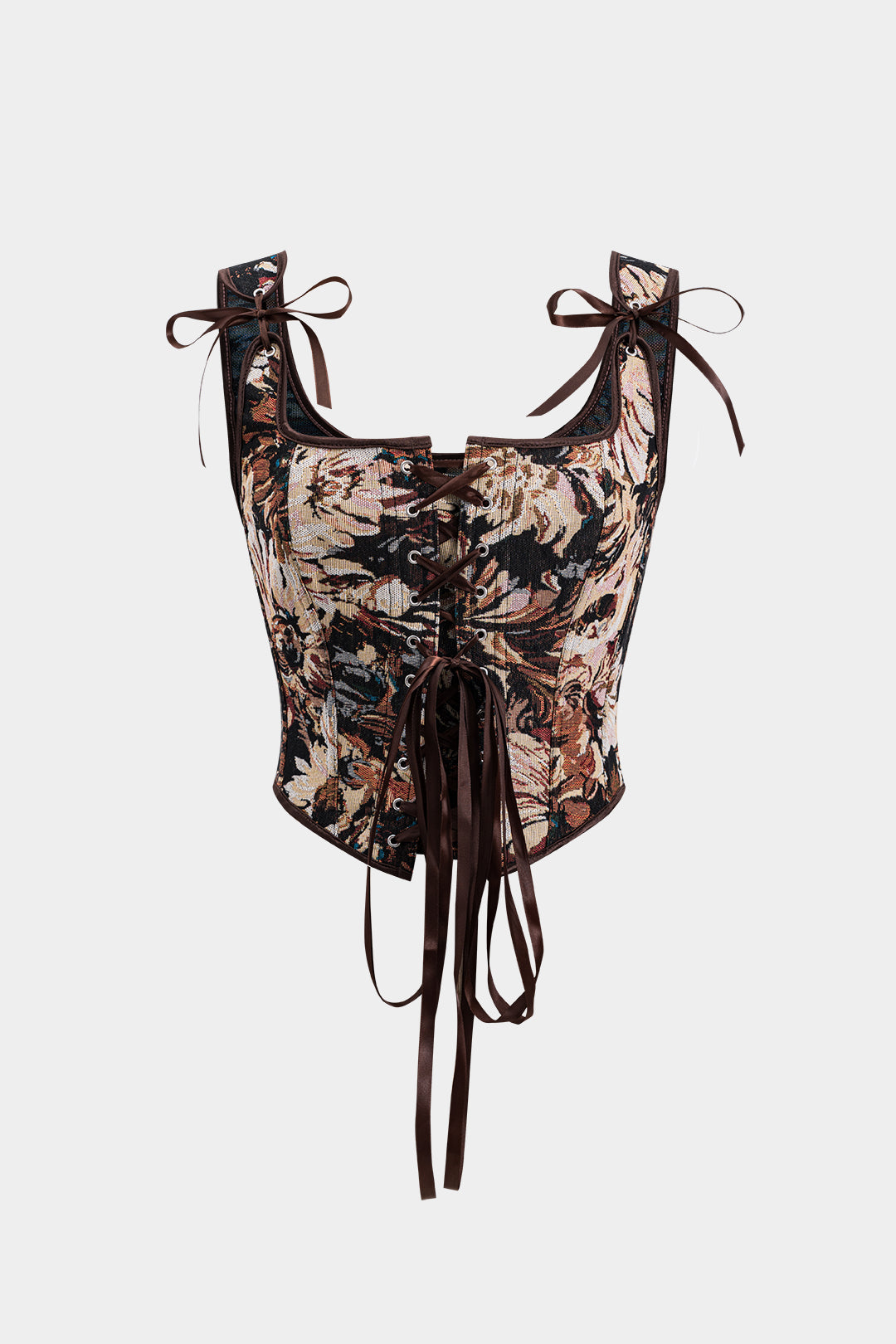 Jacquard Embroidery Slip Cami Top