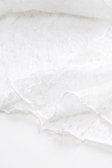 Lace Backless Button Bell Sleeve Cover Up