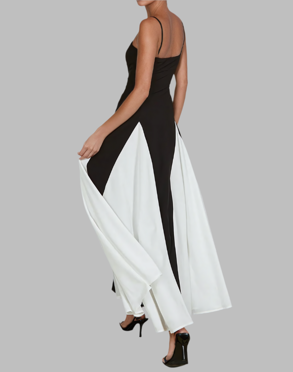 Adiel Deconstruct Ruch Spaghetti Maxi Dress