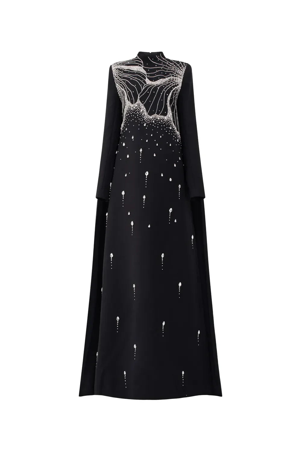 A-line dress with high neck - ORION