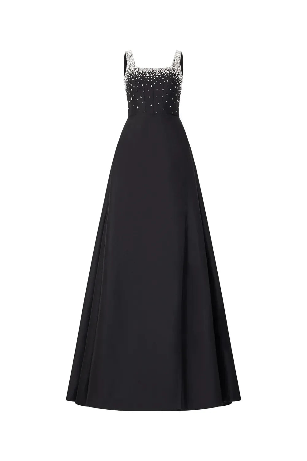 Embellished Sleeveless Gown with A-line Skirt - NOVA