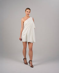Ruffled short dress - PAMELA
