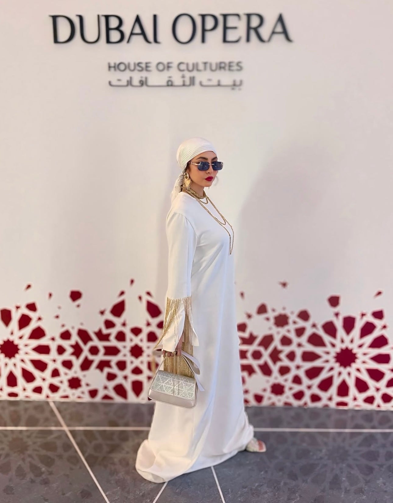 Loose dress with beaded sleeves - ZAYDIN