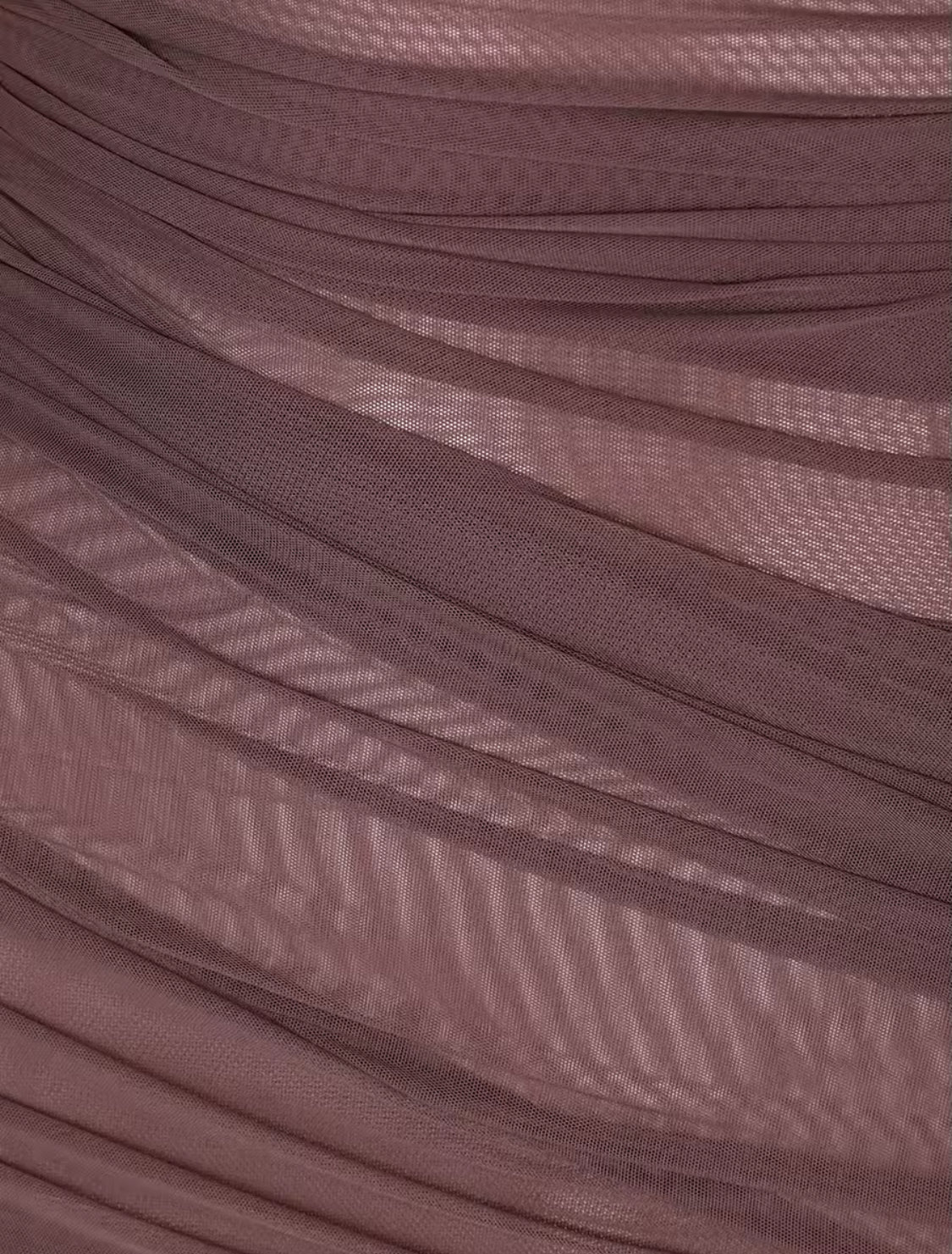 sheer panel ruched gown – Govana