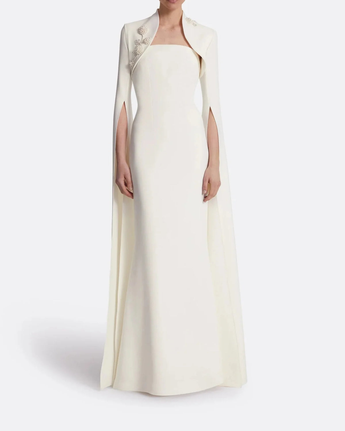 Strapless vertical dress -Amelia