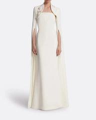 Strapless vertical dress -Amelia