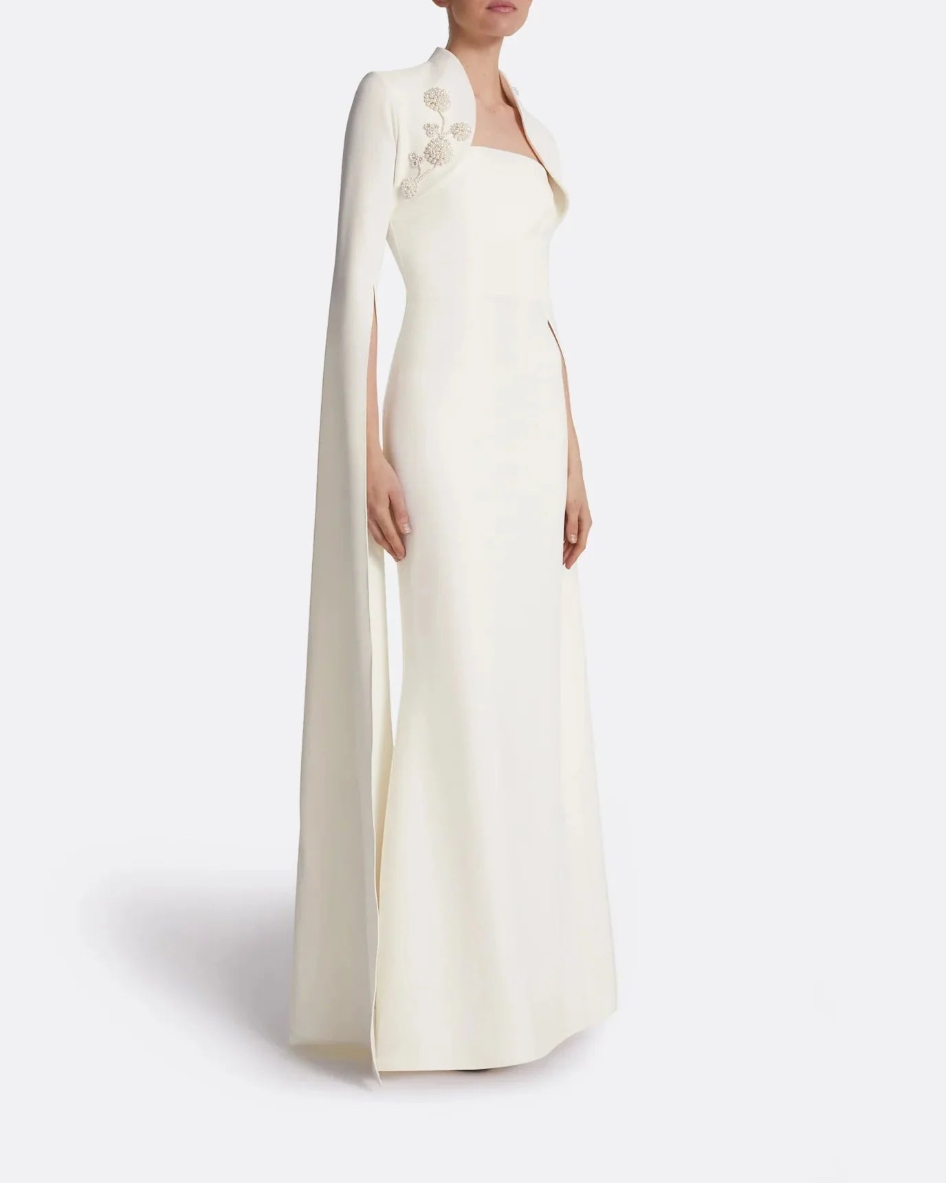 Strapless vertical dress -Amelia
