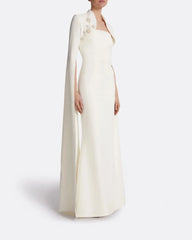 Strapless vertical dress -Amelia