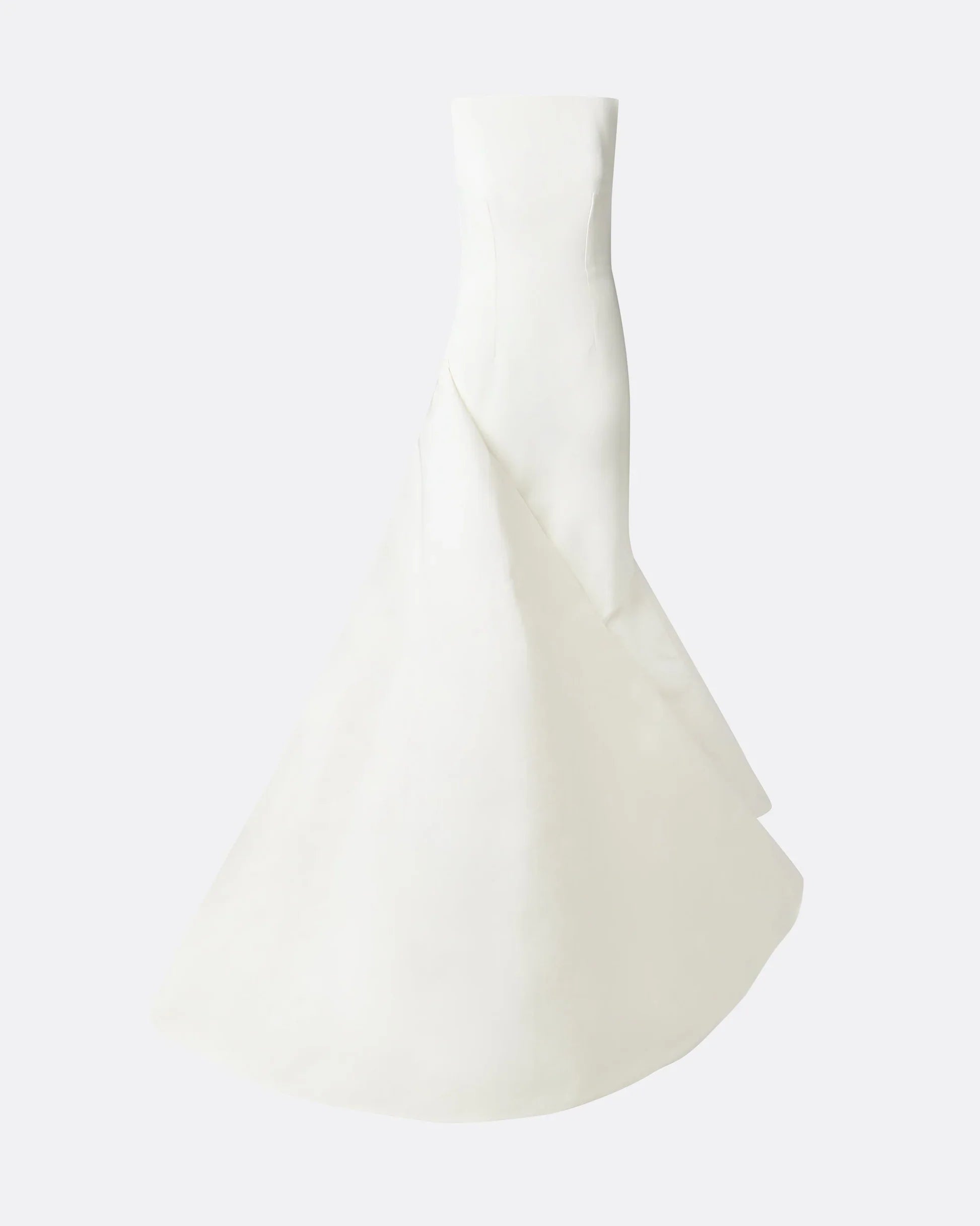 strapless A-line gown with sculpted hem – AUlPA