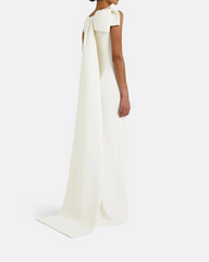 Sleeveless column dress with bow accent - Lura
